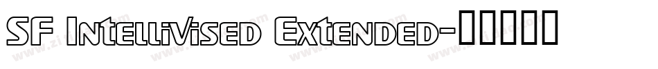 SF Intellivised Extended字体转换